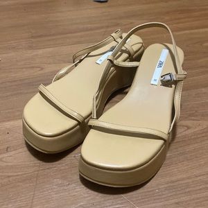 Zara Platform Sandals w/ buckle